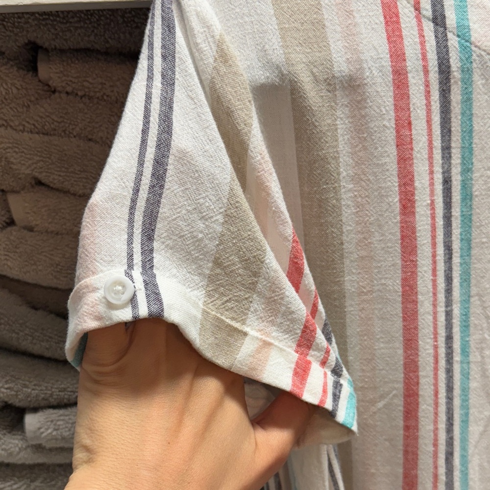Cloth & Stone Multicolor Striped Tee - Picture 5 of 5